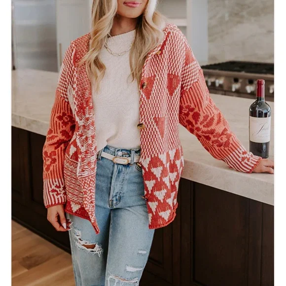 Crisp Fall Knit Cardigan - Picture 3 of 5